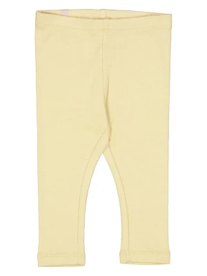 Wheat Legginsy "Rib" w kolorze żółtym rozmiar: 62