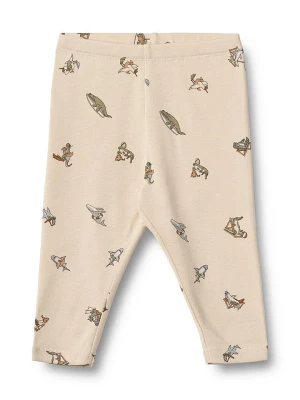 Wheat Legginsy "Silas" w kolorze beżowym rozmiar: 92