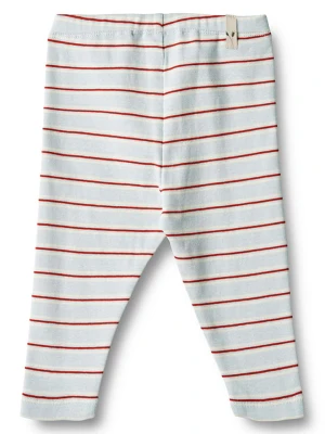 Wheat Legginsy "Silas" w kolorze błękitno-czerwonym rozmiar: 56