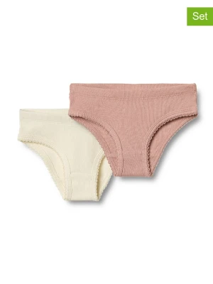 Wheat Majtki (2 pary) "Havanna" w kolorze kremowo-jasnoróżowym rozmiar: 92