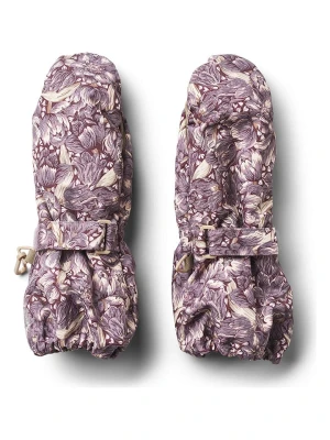 Wheat Rękawiczki funkcyjne "Mittens" w kolorze fioletowo-jasnoróżowym rozmiar: 140-152