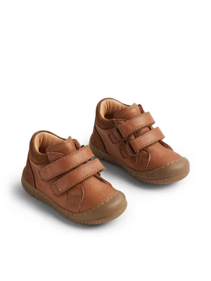 Wheat Skórzane buty "Ivalo" w kolorze jasnobrązowym do nauki chodzenia rozmiar: 19