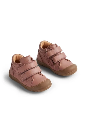 Wheat Skórzane buty "Ivalo" w kolorze jasnróżowym do nauki chodzenia rozmiar: 26