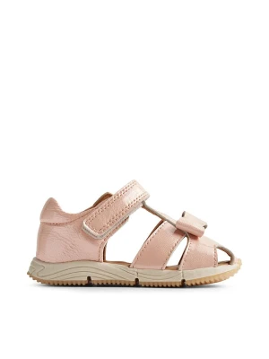 Wheat Skórzane półsandały "Donna" w kolorze jasnoróżowym rozmiar: 20