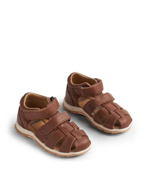 Wheat Skórzane półsandały w kolorze brązowym rozmiar: 20