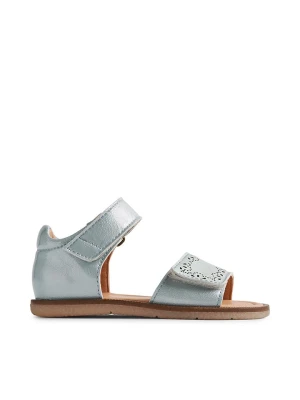 Wheat Skórzane sandały "Molli" w kolorze błękitnym rozmiar: 24