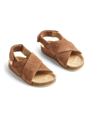 Wheat Skórzane sandały "Wan" w kolorze jasnobrązowym rozmiar: 28