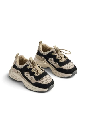 Wheat Skórzane sneakersy "Arthur" w kolorze czarno-beżowym rozmiar: 33