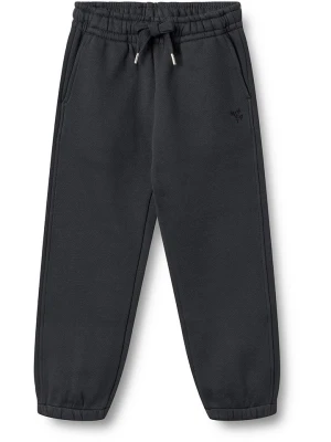 Wheat Spodnie dresowe "Cruz" w kolorze granatowym rozmiar: 128