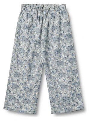 Wheat Spodnie dresowe "Liza" w kolorze błękitno-białym rozmiar: 152