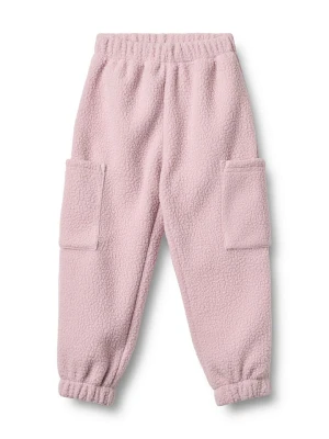 Wheat Spodnie polarowe "Suun" w kolorze jasnoróżowym rozmiar: 128