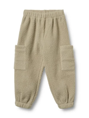 Wheat Spodnie polarowe "Suun" w kolorze khaki rozmiar: 98