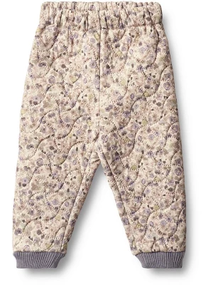 Wheat Spodnie termiczne "Alex" w kolorze beżowym rozmiar: 74