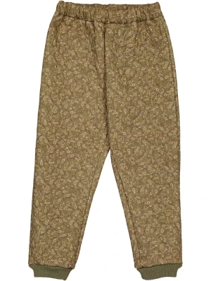 Wheat Spodnie termiczne "Alex" w kolorze khaki rozmiar: 104