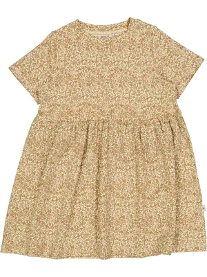 Wheat Sukienka "Anna" w kolorze beżowo-jasnobrązowym rozmiar: 98