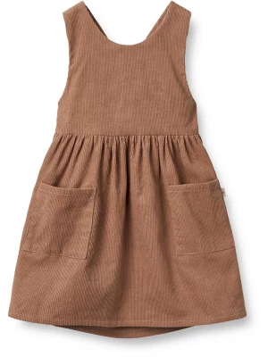 Wheat Sukienka-ogrodniczka "Annie" w kolorze brązowym rozmiar: 116