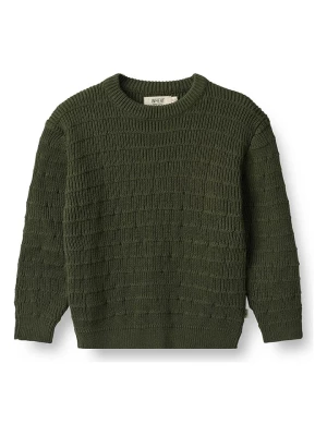 Wheat Sweter "Petro" w kolorze zielonym rozmiar: 140