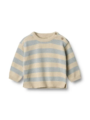 Wheat Sweter w kolorze beżowo-błękitnym rozmiar: 74