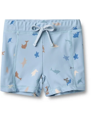 Wheat Szorty kąpielowe "Ulrik" w kolorze błękitnym rozmiar: 92