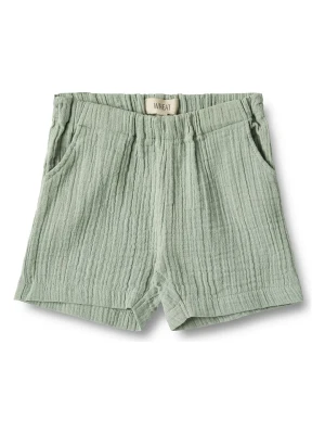 Wheat Szorty "Luca" w kolorze jasnozielonym rozmiar: 92
