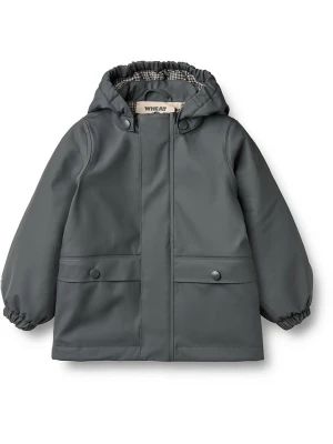 Wheat Termiczna kurta przeciwdeszczowa "Aju" w kolorze granatowym rozmiar: 110