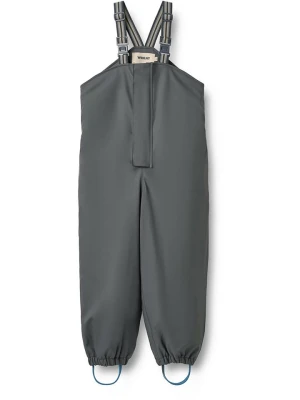 Wheat Termiczne spodnie przeciwdeszczowe "Lian" w kolorze antracytowym rozmiar: 98