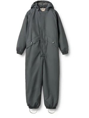 Wheat Termiczny kombinezon przeciwdeszczowy "Aiko" w kolorze antracytowym rozmiar: 104