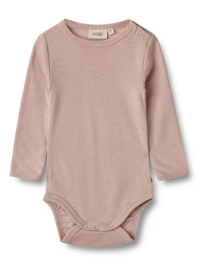 Wheat Wełniane body "Lucca" w kolorze jasnoróżowym rozmiar: 56