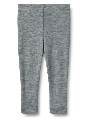Wheat Wełniane legginsy ''Algi'' w kolorze szarym rozmiar: 68