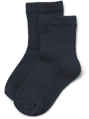 Wheat Wełniane skarpety w kolorze granatowym rozmiar: 25-28