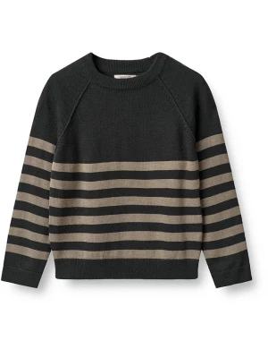 Wheat Wełniany sweter "Benja" w kolorze czarnym rozmiar: 116