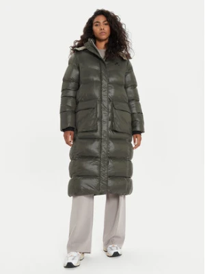 Whistler Płaszcz zimowy Lakewood W Long Puffer W243266 Zielony Regular Fit