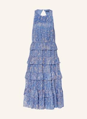 Whistles Sukienka Paloma Z Falbankami blau