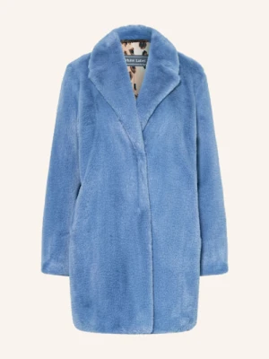 White Label Płaszcz Ze Sztucznego Futra blau