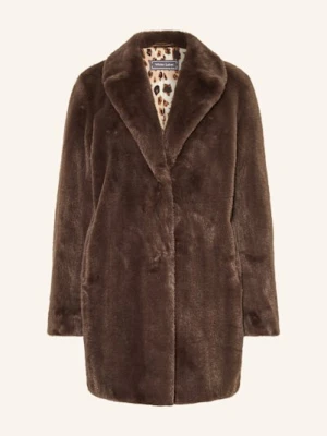 White Label Płaszcz Ze Sztucznego Futra braun