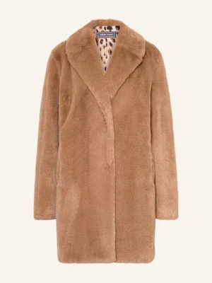 White Label Płaszcz Ze Sztucznego Futra braun