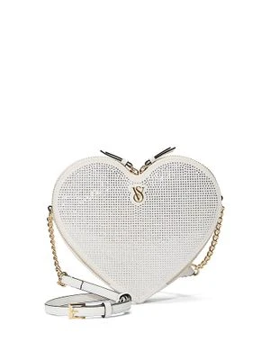 White Torebka crossbody w kształcie serca Victoria's Secret