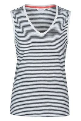 Whitley damska koszulka z dekoltem w serek - Navy Mountain Warehouse