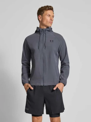 Wiatrówka o kroju regular fit z nadrukiem z logo Under Armour