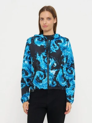 Wiatrówka Versace Jeans Couture czarny melanż