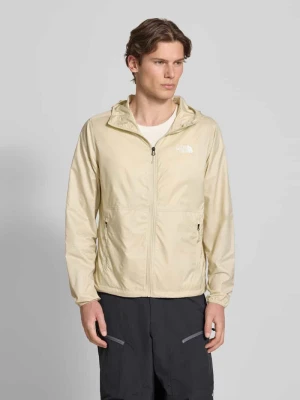 wiatrówka z logo i kieszeniami zapinanymi na zamek błyskawiczny The North Face Złamany biały