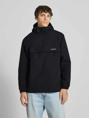 wiatrówka z wyhaftowanym logo Carhartt WIP Czarny