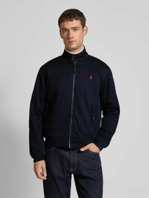 Wiatrówka z wyhaftowanym logo Polo Ralph Lauren Niebieski