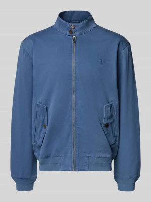 Wiatrówka ze stójką i wyhaftowanym logo Polo Ralph Lauren
