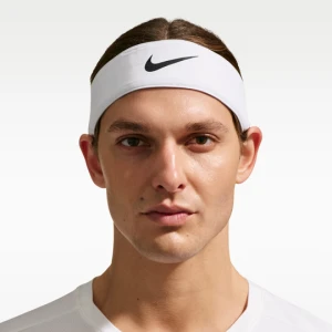 Wiązana opaska na głowę Tennis Premier Nike - Biel