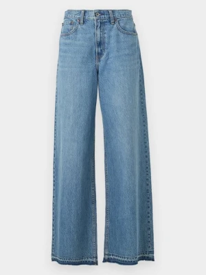 Wide leg Abercrombie & Fitch jasnoniebieski denim