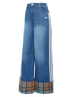 Wide leg adidas Originals niebieski denim