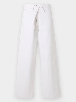 Wide leg Agolde mleczny