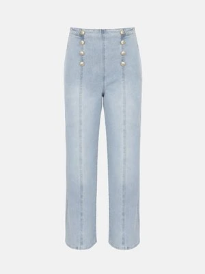 Wide leg Anna Field jasnoniebieski denim