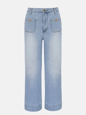 Wide leg Anna Field By Zalando niebieski denim